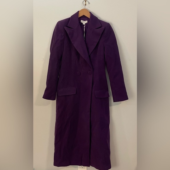 NWT Sergio Hudson x Target Purple Tailored Long Overcoat - Picture 6 of 7